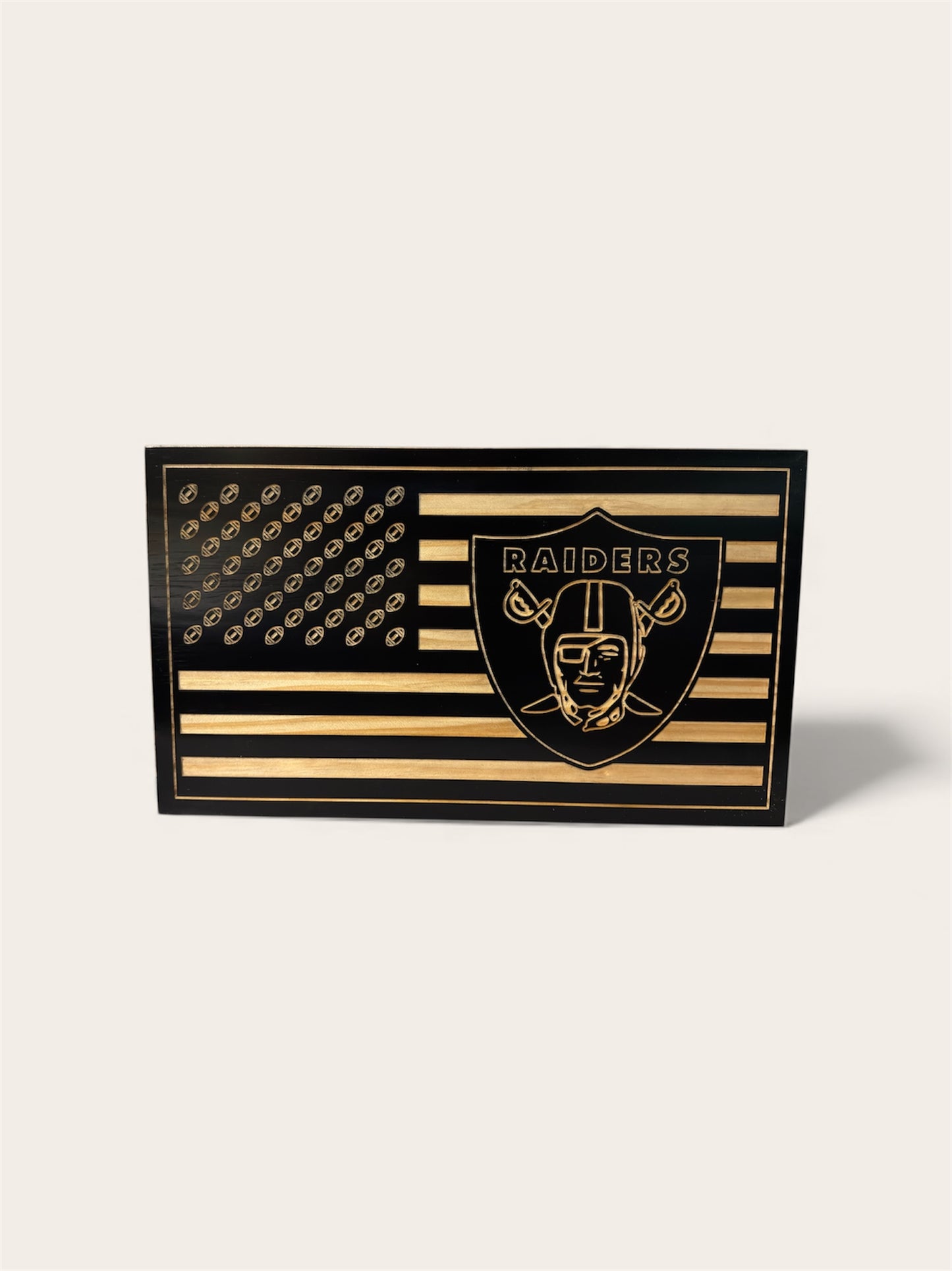 Raiders Football Team Plaque