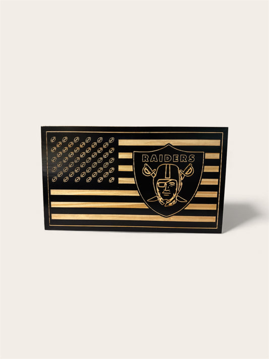 Raiders Football Team Plaque